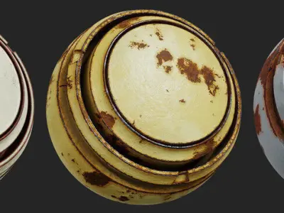 Painted Metal Substance Smart Materials - Vol 1 Texture