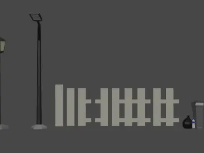 Low-poly 3D models 3D model
