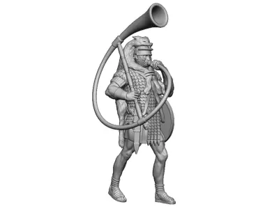 Cornicen 2 on the march 3D print model