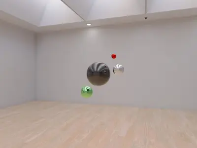 HDRI - Art Museum Gallery Interior 11 - 16384x8192 Texture