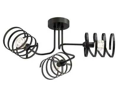 vitaluce-v4552-1-3pl three light ceiling fixture 3D model