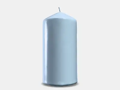 DAGLIGEN block candle fragrance neutral Low-poly 3D model