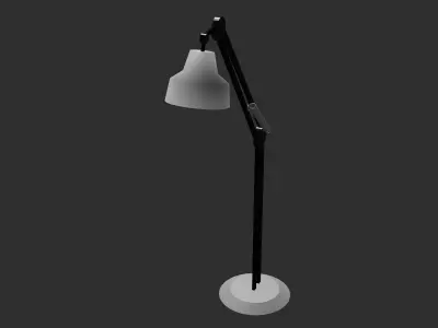 Tall modern lamp 3D model