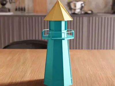 Lighthouse STL File - 176 3D print model