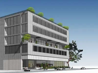 5STORIES OFFICE BUILDING  3D model