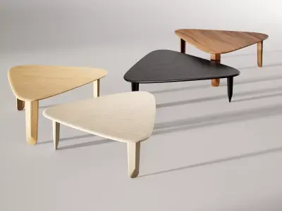 Kuyu Triangular Tables 3D model