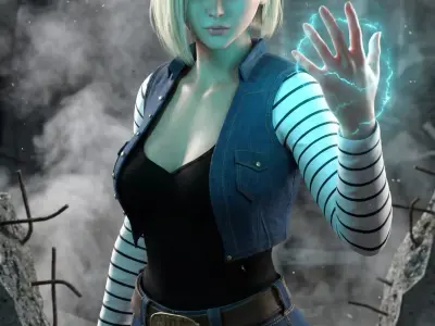 ANDROID 18 Dragon Ball Z  3D model