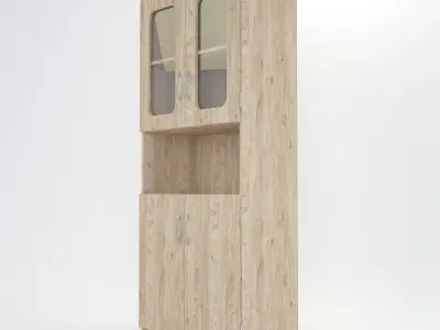 Wooden Cabinet 26 3D model