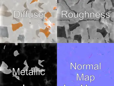 Oval Stone Bathtubs Luxurious Design model pack Low-poly 3D model