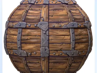 Stylized Wood Seamless Texture Texture