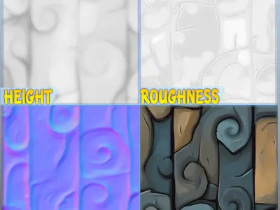 Stylized Wall Seamless Texture Texture 101