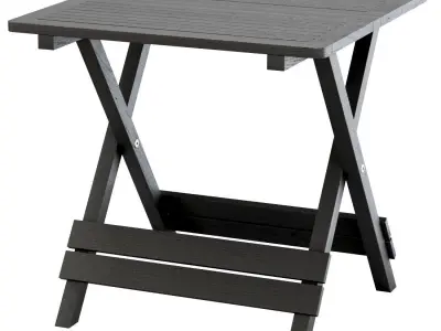 Outdoor Folding Side Table FB11  Low-poly 3D model