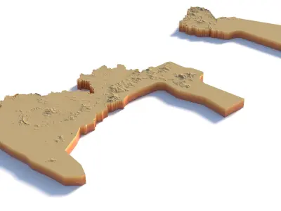 Shenzhen City China 3D model purchase