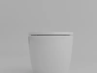  Mounted Urinal - High-Quality Architectural Asset Low-poly 3D model
