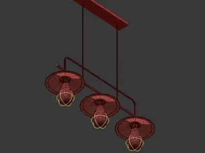 Margaux Island Pendant Lamp 3D model
