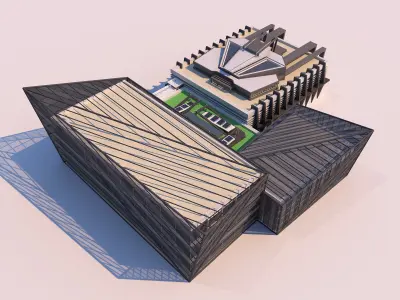 0037 - Art Center - 2021 - 01 - Design 06 - 2D Plans - 3D Files 3D model