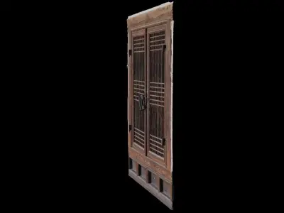  Korean Traditional Threshold 3D model