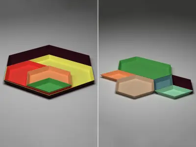 HAY Kaleido Tray 3D model