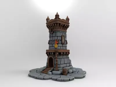 medieval monuments 3D print model