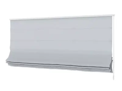 Grey Roman Blinds 3D model