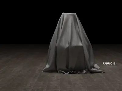 Fabric Cover 19 Low-poly 3D model
