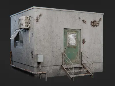  Urban Building Pack Low-poly 3D model