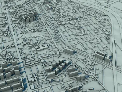 Sejong-si City South Korea 3D print model