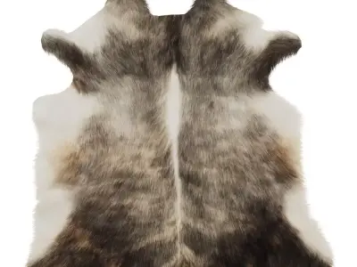 European Rug Cowhide 12 3D model