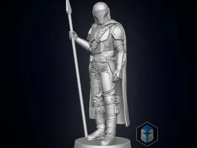 Mandalorian Figurine Season 2 - Pose 1 3D print model
