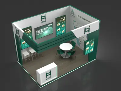 Exhibtion Booth Idea 3D model