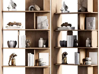 Shelves Decorative - Rack Set 17 3D model