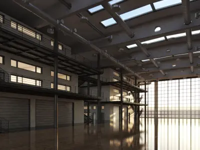 Warehouse 14 3D model