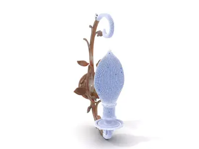 Antique Brass Wall Sconce model pack Low-poly 3D model