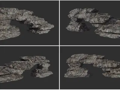 Rock Collection 012 Low-poly 3D model