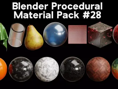 Blender Procedural Material Pack 28 Texture