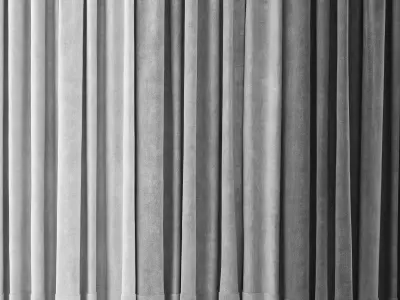 Curtain set 01 3D model