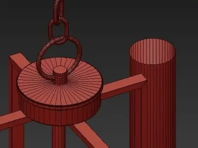 Japan 2 chandelier 3D model