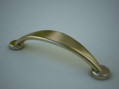 Furniture Door Handle Knob 3d model 12 3D model