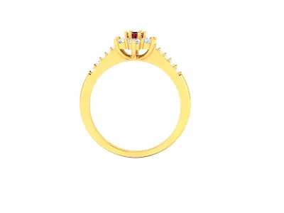 Women Ring  Render 3dm STL OBJ FBX Details 3D print model 263