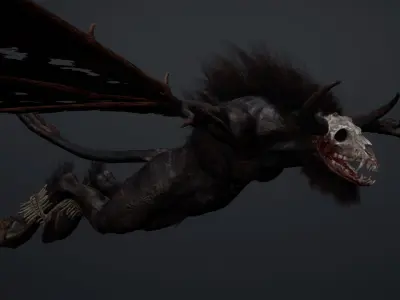 Bloodsunset 2 Brutal Low-poly 3D model