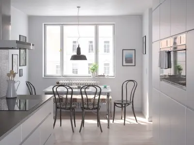 Industrial Pendant Lamp 3D model