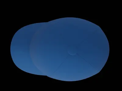 Blue Cap  Free low-poly 3D model