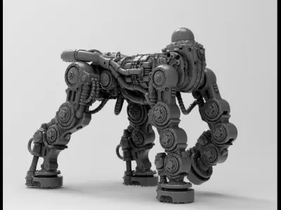 Centaur Knight Conversion Kit - Chassis only 3D print model
