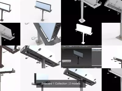 Billboard 1 Collection 3D Model Pack