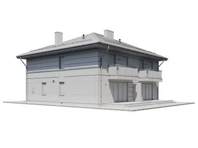 Cottage V5 3D model