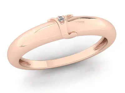 Fancy ring 3D print model