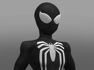 Spectacular Spider - Man Advanced Suit Package Low-poly 3D model