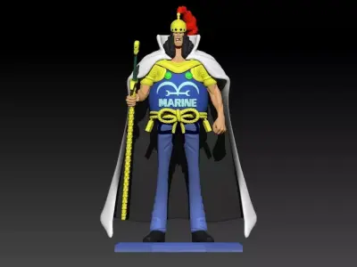 T Bone - Marine Vice Admiral - One piece 3D print model