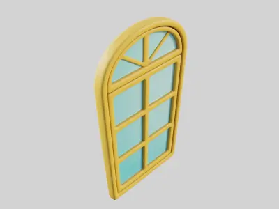 Cartoon Windows Collection 2 Low-poly 3D model