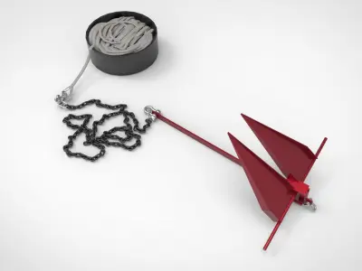 Anchor ship tools 3D model